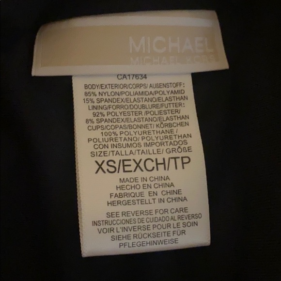 MICHAEL Kors Halter Twist Tankini Swimsuit Top - Picture 7 of 8